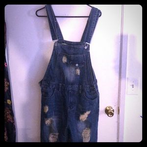 Men’s denim short over all’s
